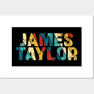 Retro Color - James Taylor Posters and Art